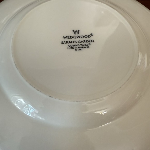 Wedgwood Sarah´s Garden Salad Plates Set Of 4 ~Green...